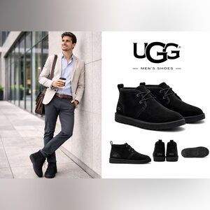 UGG Freamon Chukka Waterproof Men’s Black Suede Office Casual size 11